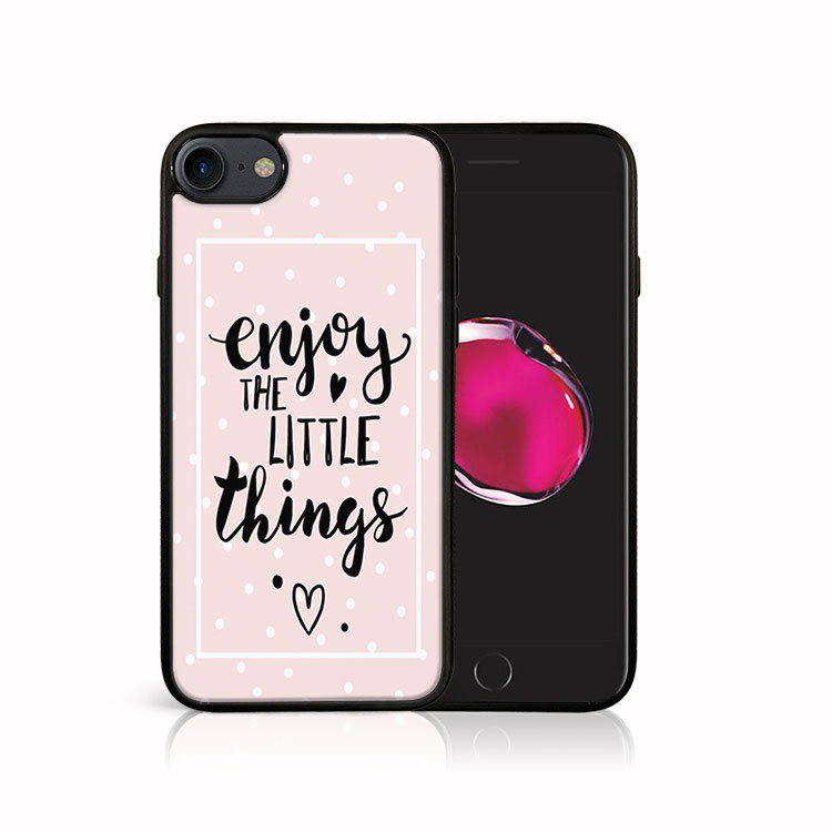 PROTEMIO 41323 MY ART Ochranný kryt Apple iPhone SE 2022 / 2020 / 7 / 8 LITTLE THINGS (039)