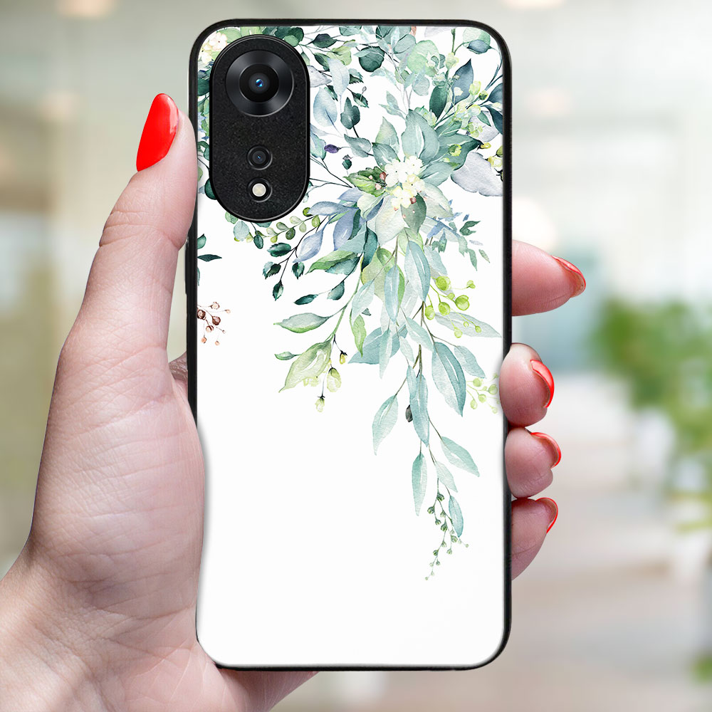 MY ART Ochranný Kryt Pro Oppo A78 GREENERY (155)