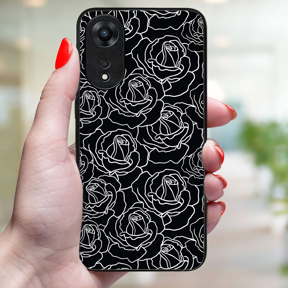 MY ART Ochranný Kryt Pro Oppo A78 ROSES (172)