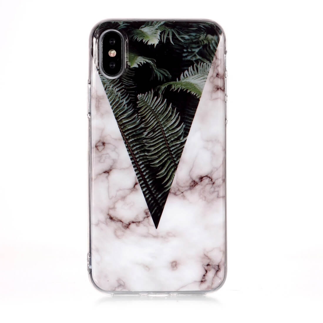 MARBLE Ochranný Kryt Apple IPhone XS Max LEAVES