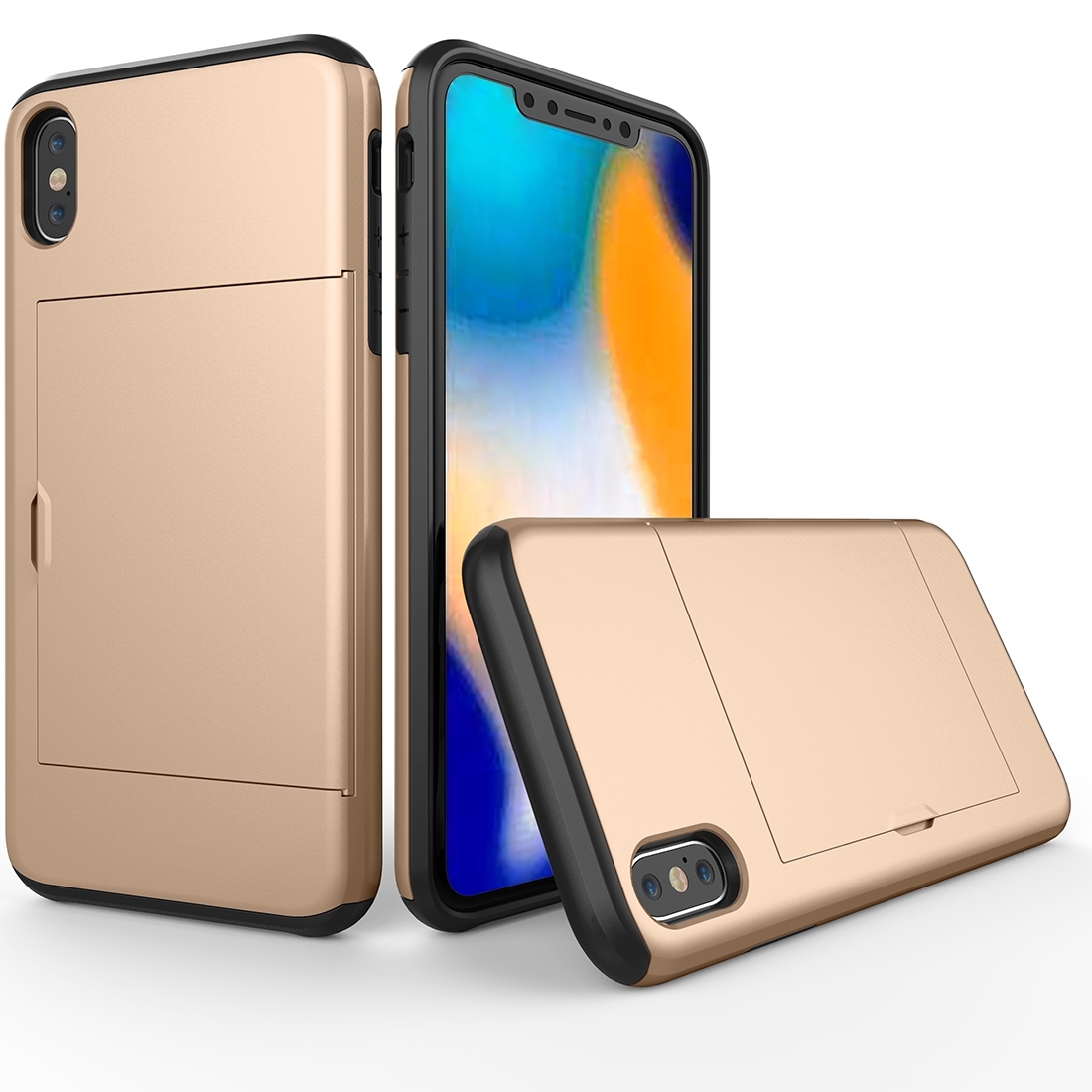 VSECHNONAMOBIL 11616
CARD Ochranný obal Apple iPhone XS Max zlatý