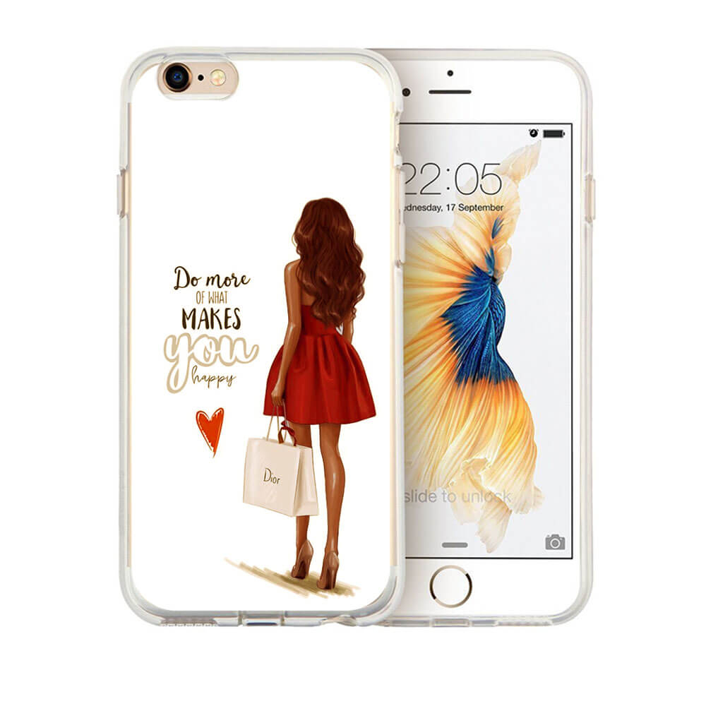 PROTEMIO 22876 MY ART Ochranný kryt Apple iPhone 7 / iPhone 8 / SE 2022 / 2020 RED DRESS (137)