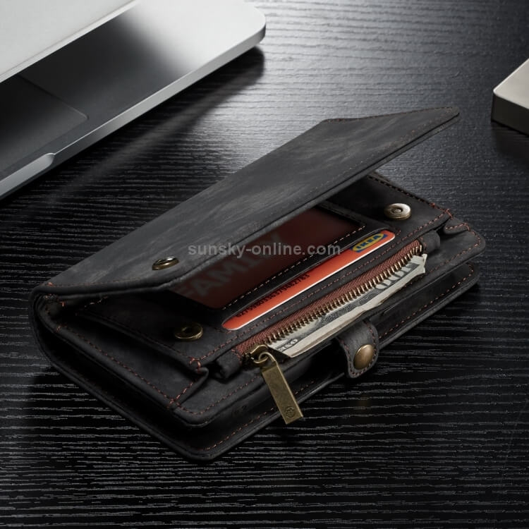 WALLET Obal S Peněženkou 2v1 Pro Apple IPhone XR černý