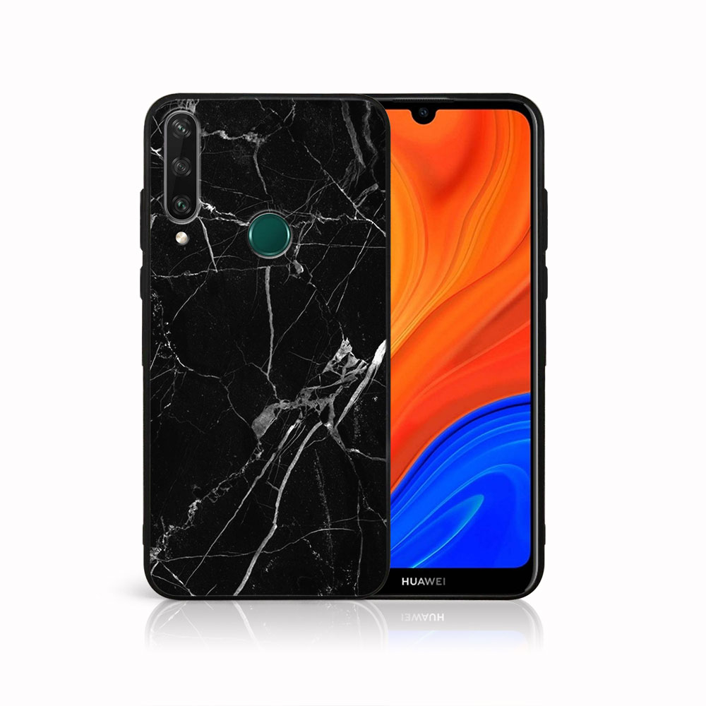 PROTEMIO 42831 MY ART Ochranný obal Huawei Y6p BLACK MARBLE (142)