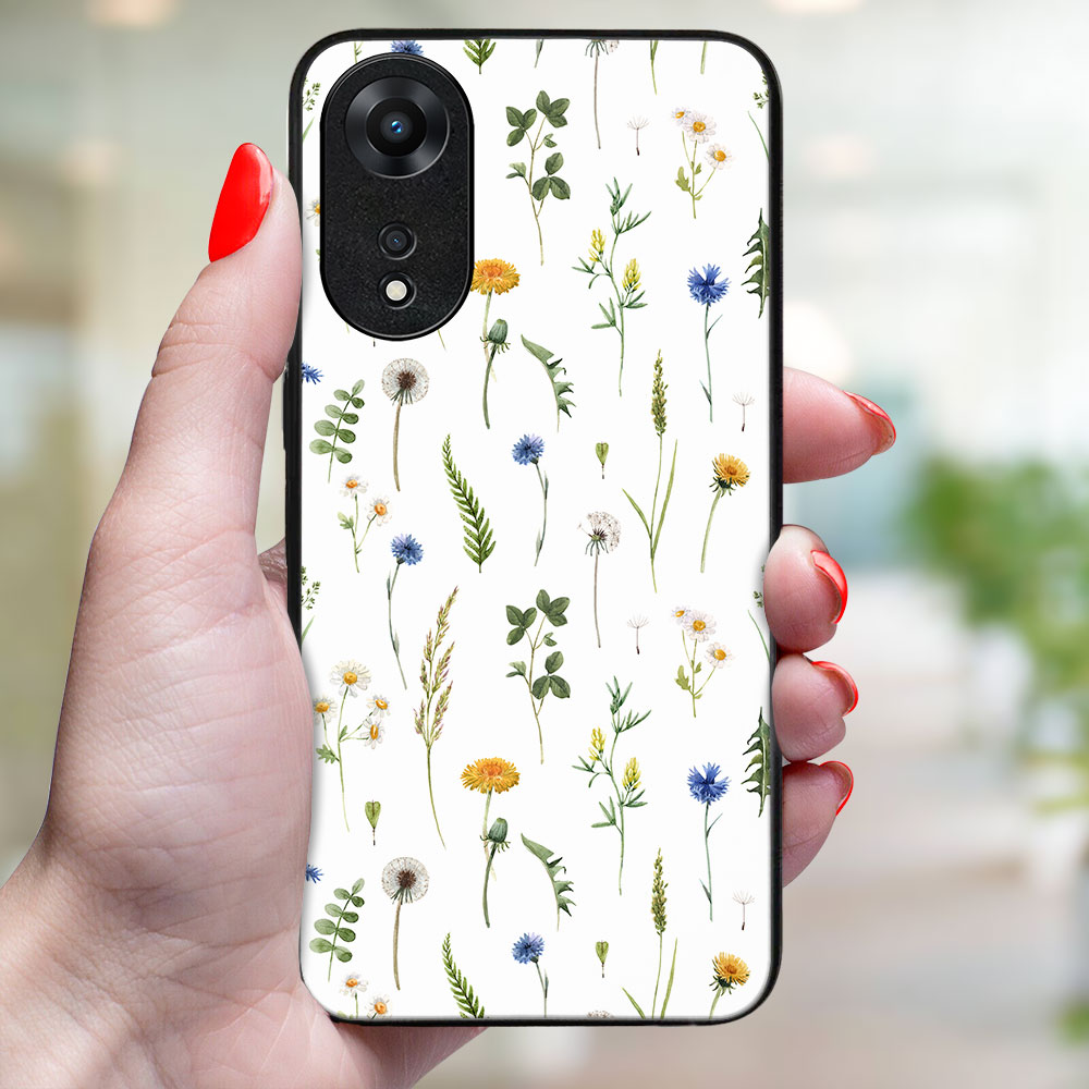 MY ART Ochranný Kryt Pro Oppo A78 5G WILDFLOWER (153)