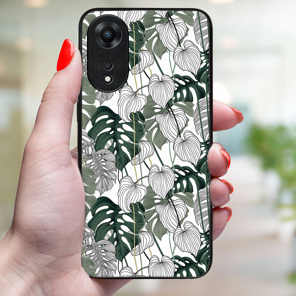 MY ART Ochranný Kryt Pro Oppo A78 5G LEAF (175)