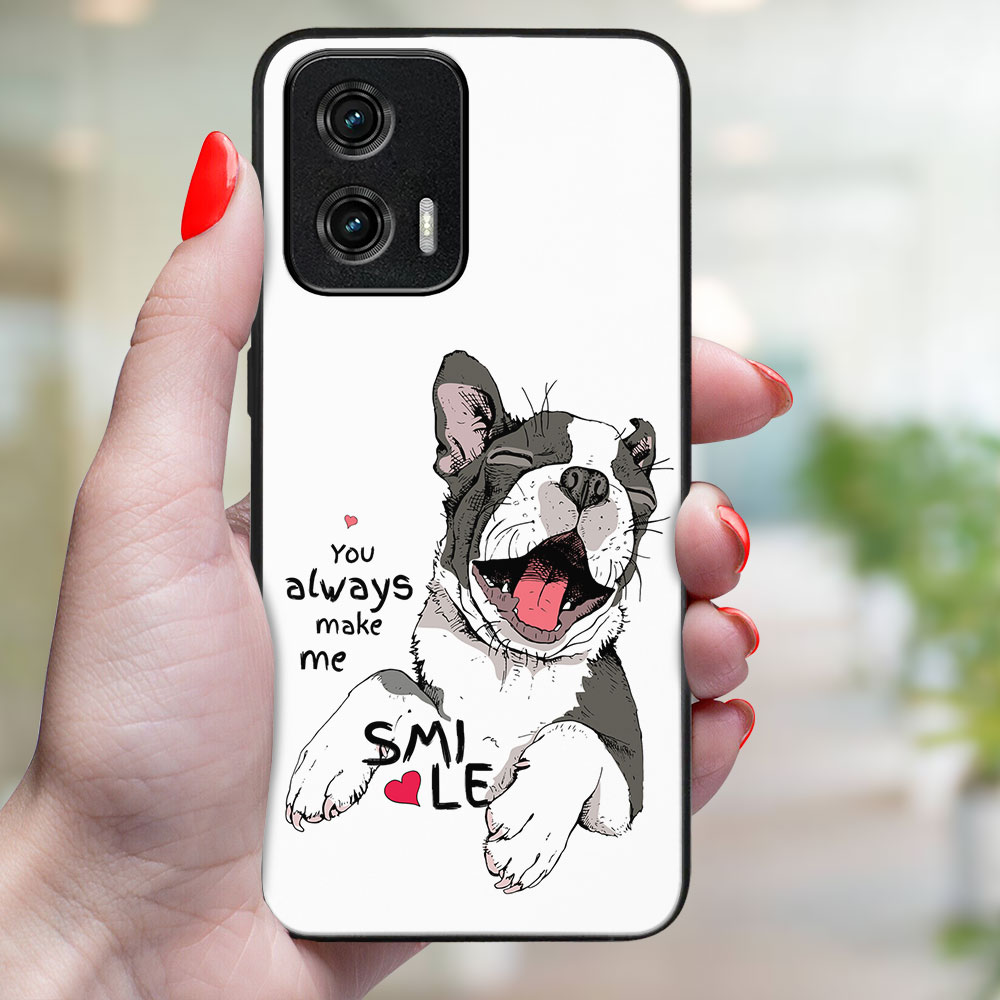 MY ART Ochranný Kryt Pro Motorola Moto G73 5G SMILE (189)