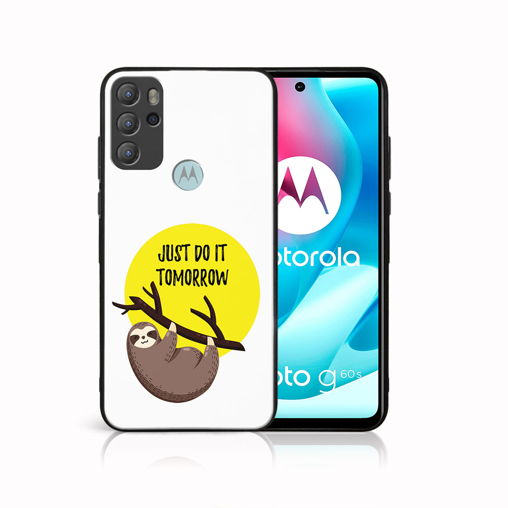 PROTEMIO 41729 MY ART Silikonový obal Motorola Moto G60s SLOTH (010)