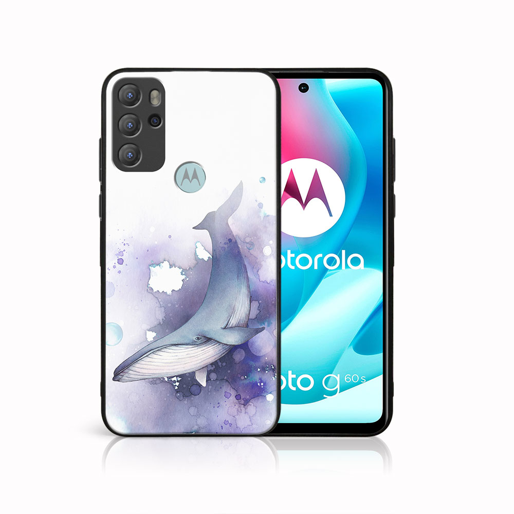 PROTEMIO 41747 MY ART Silikonový obal Motorola Moto G60s WHALE (032)