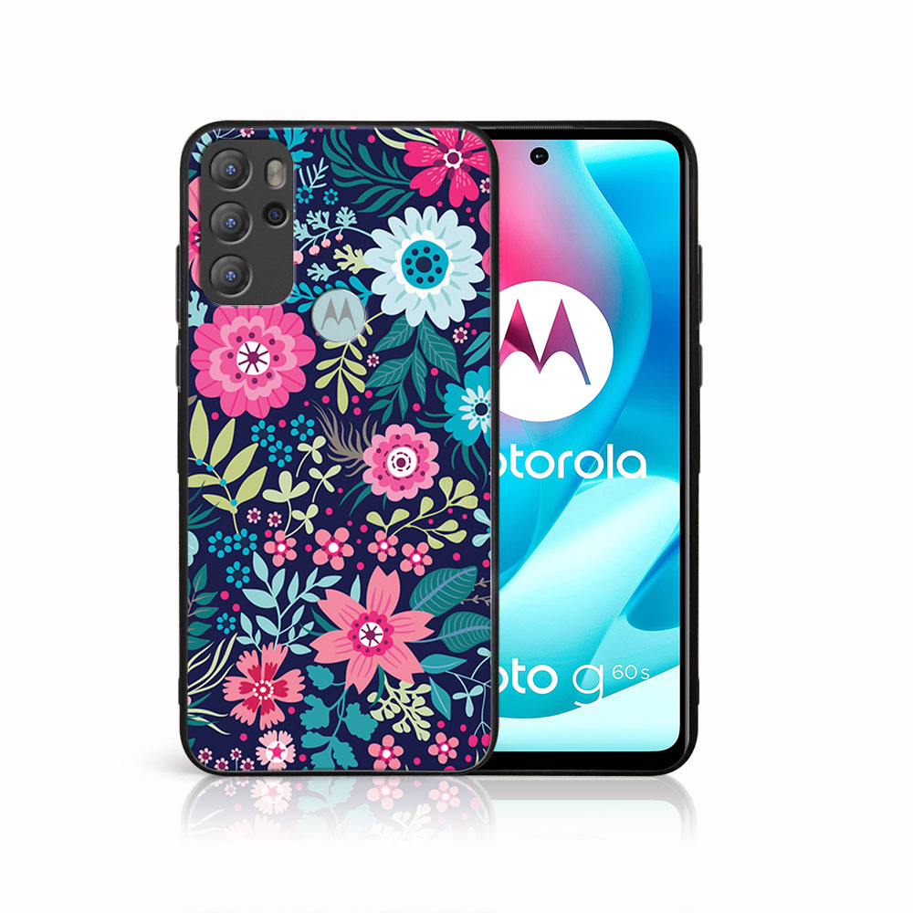 PROTEMIO 41752 MY ART Silikonový obal Motorola Moto G60s FLORA (038)