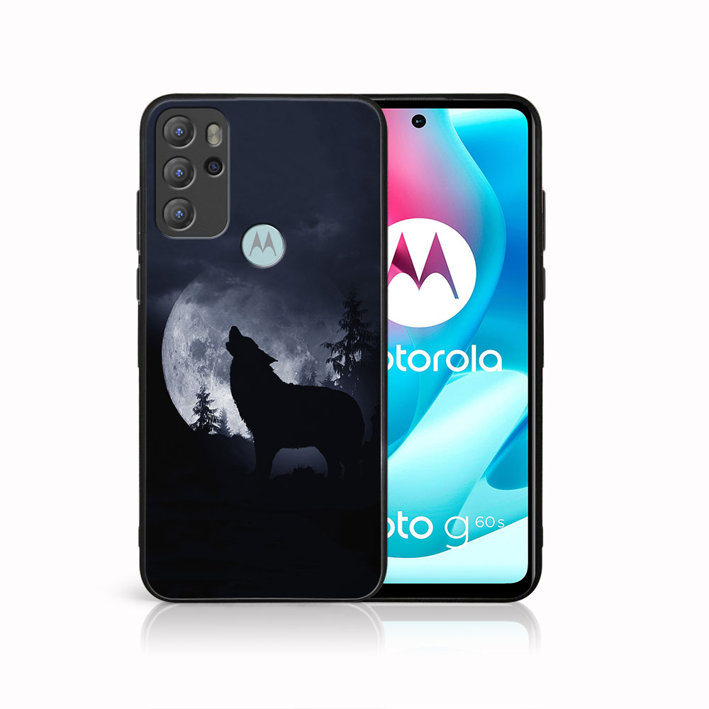 PROTEMIO 41757 MY ART Silikonový obal Motorola Moto G60s WOLF (044)