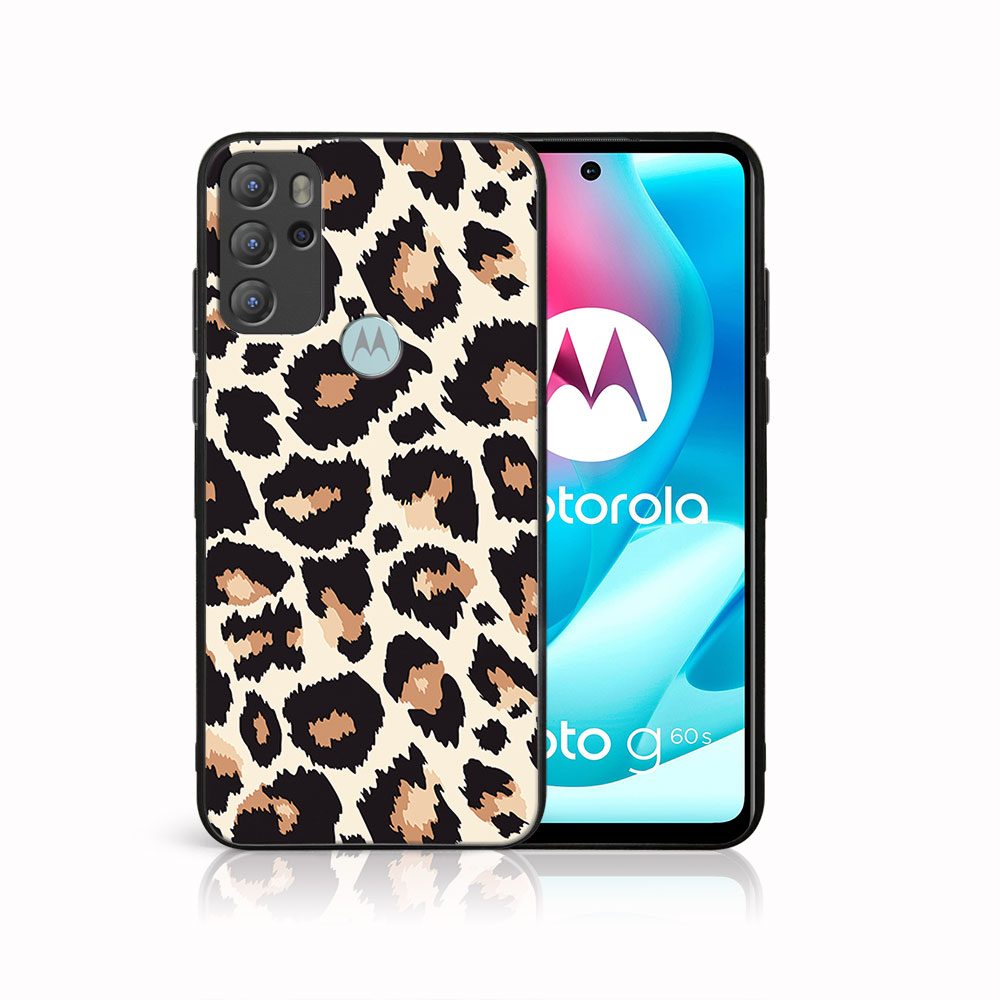 PROTEMIO 41760 MY ART Silikonový obal Motorola Moto G60s LEOPARD (047)