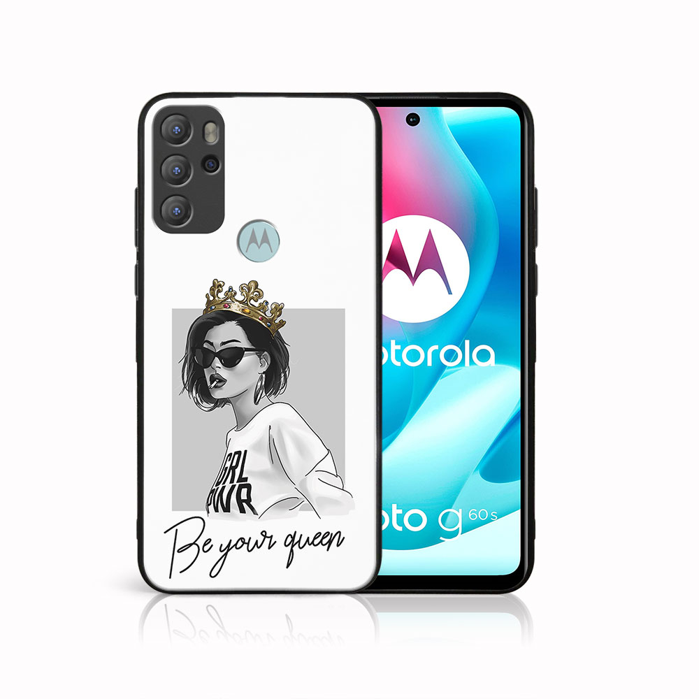 PROTEMIO 41775 MY ART Silikonový obal Motorola Moto G60s QUEEN (139)