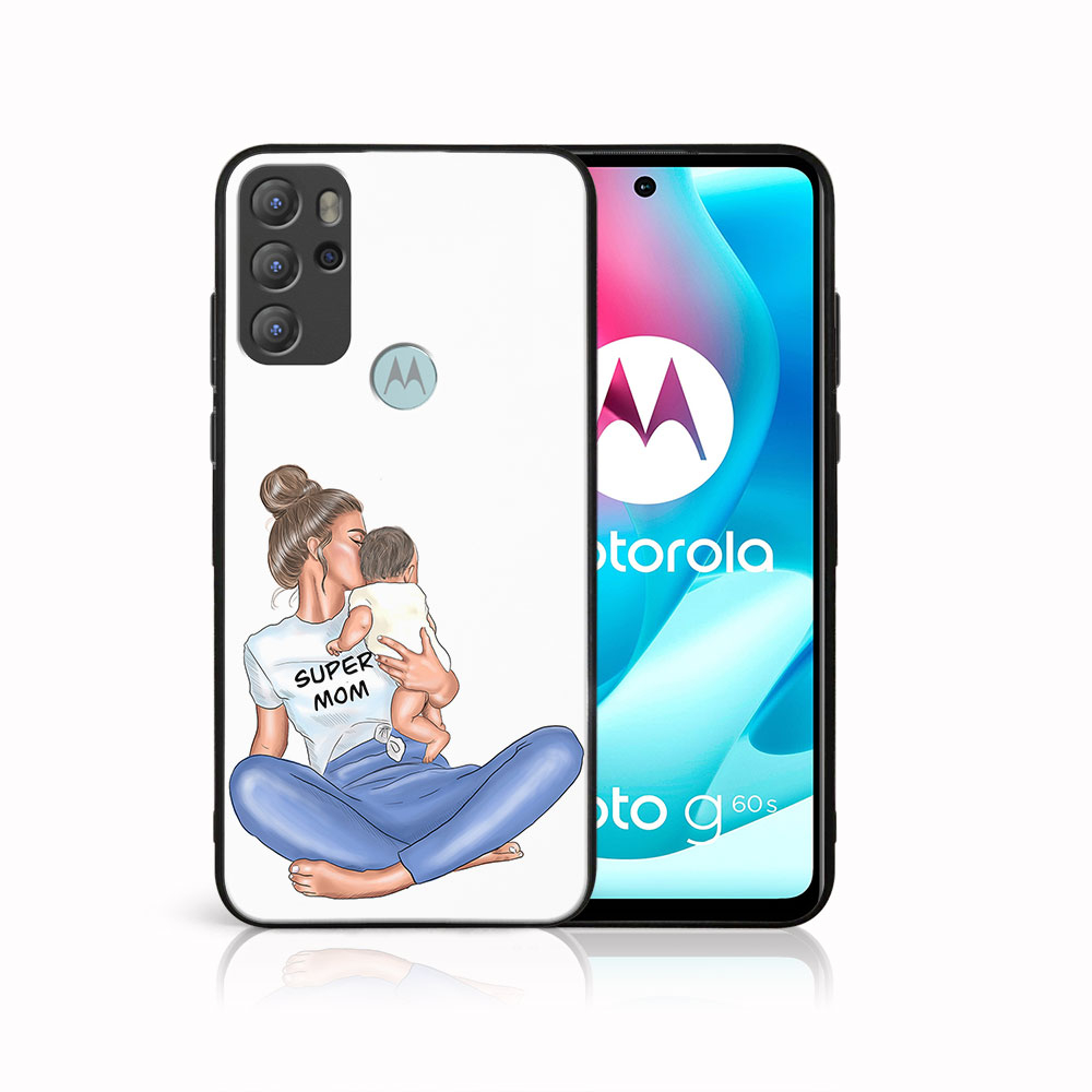 PROTEMIO 43910 MY ART Silikonový obal Motorola Moto G60s SUPERMOM (112)