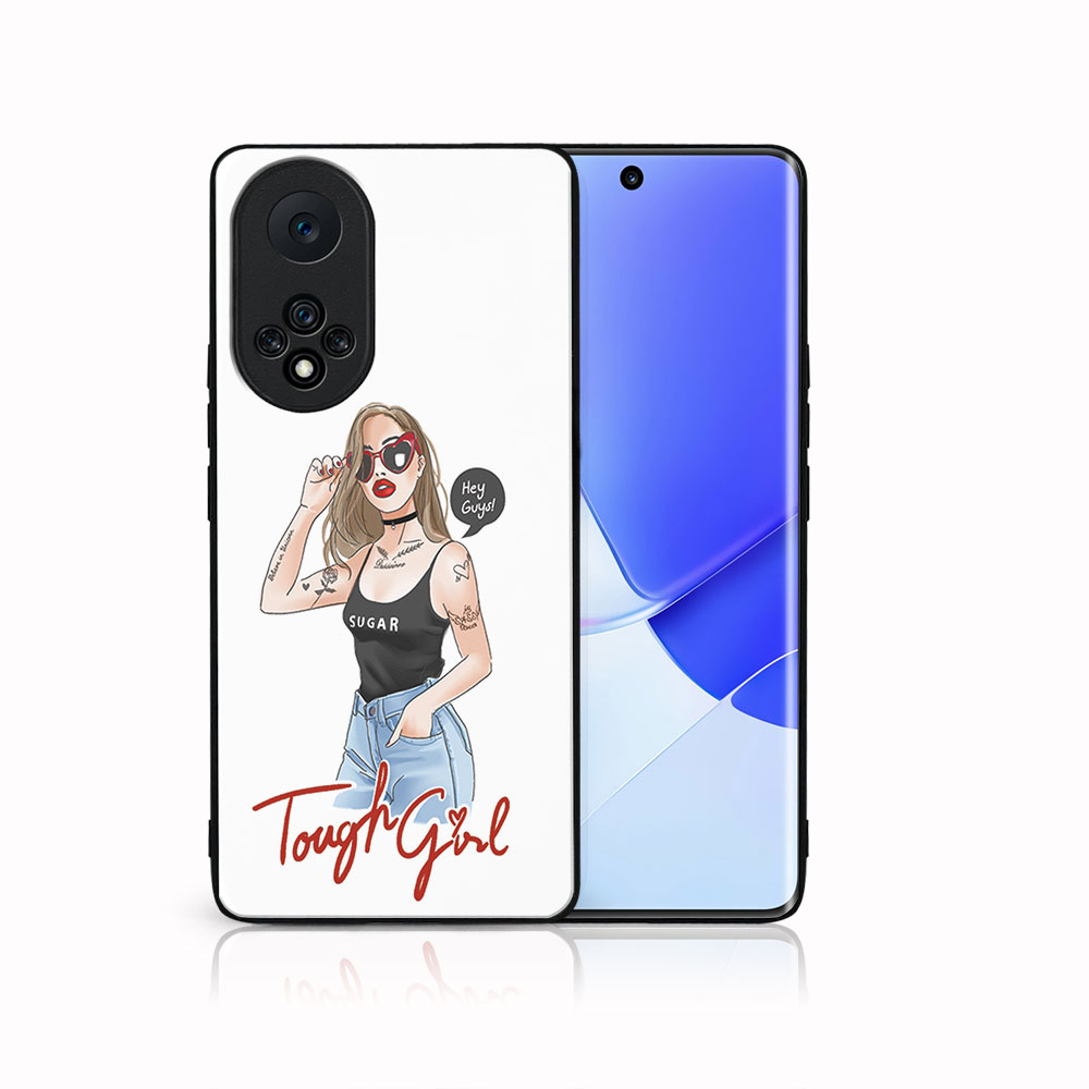 PROTEMIO 44685 MY ART Silikonový obal Honor 50 / Huawei Nova 9 TOUGH GIRL (131)