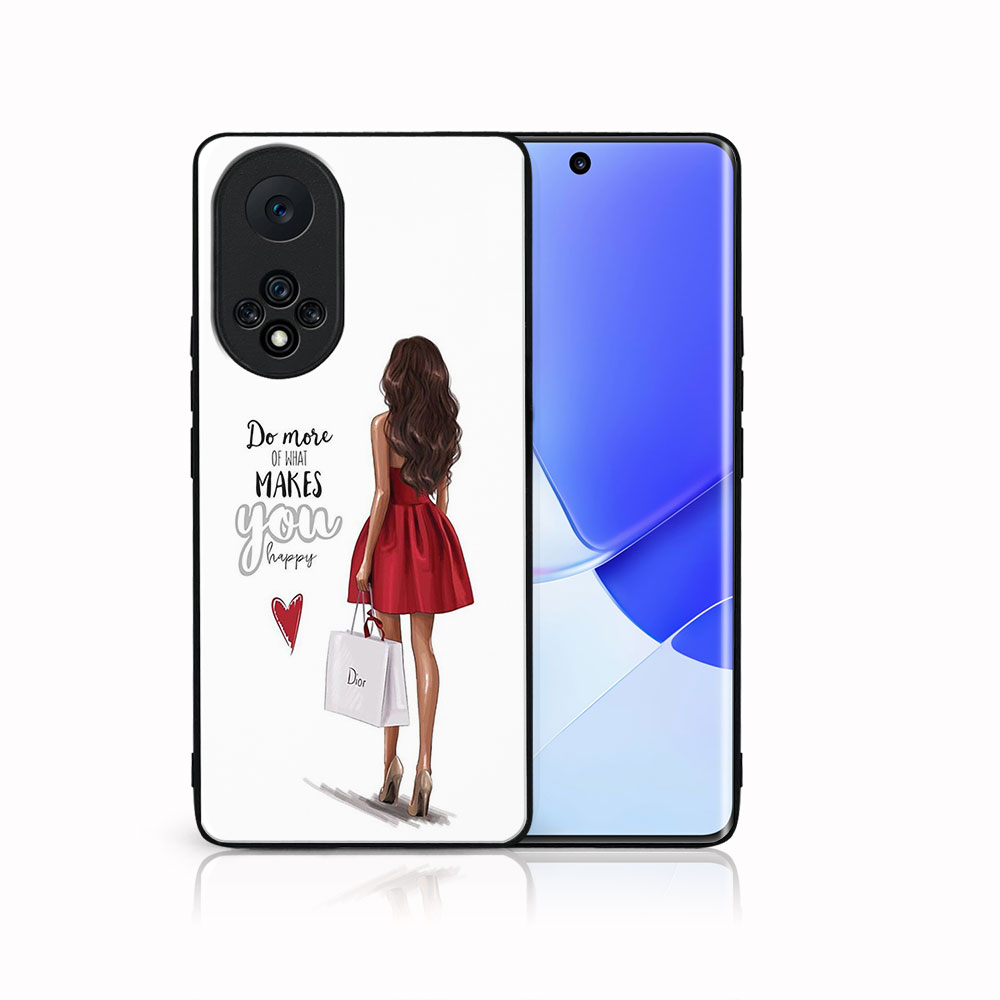 PROTEMIO 44698 MY ART Silikonový obal Honor 50 / Huawei Nova 9 RED DRESS (137)