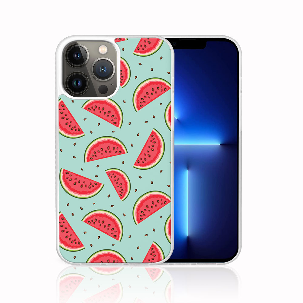 PROTEMIO 45049 MY ART Silikonový obal Apple iPhone 13 Pro WATERMELON (120)