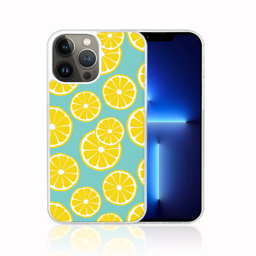 PROTEMIO 45032 MY ART Silikonový obal Apple iPhone 13 Pro Max LEMON (121)