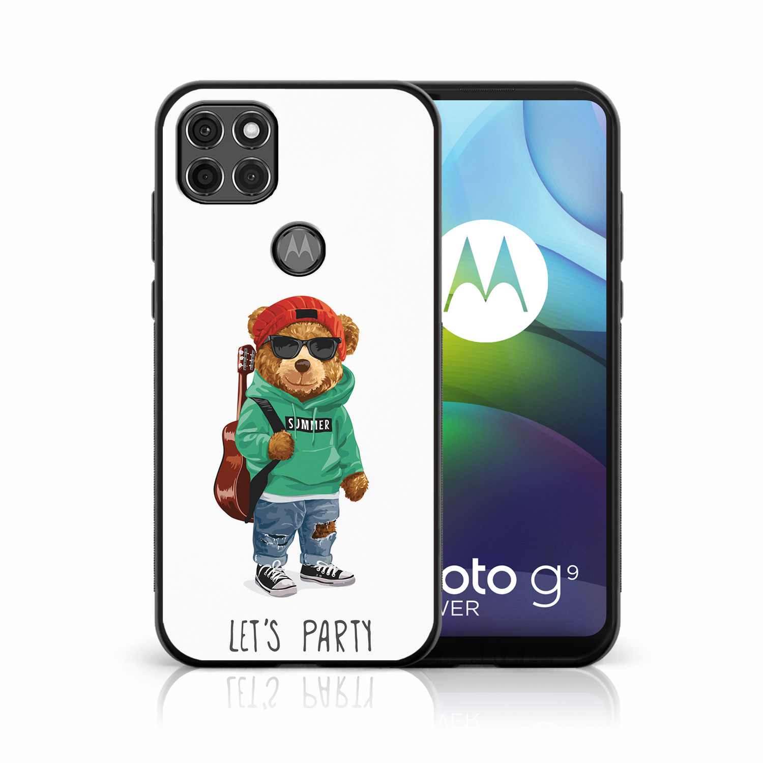 PROTEMIO 40157 MY ART Silikonový kryt Motorola Moto G9 Power BEAR (008)