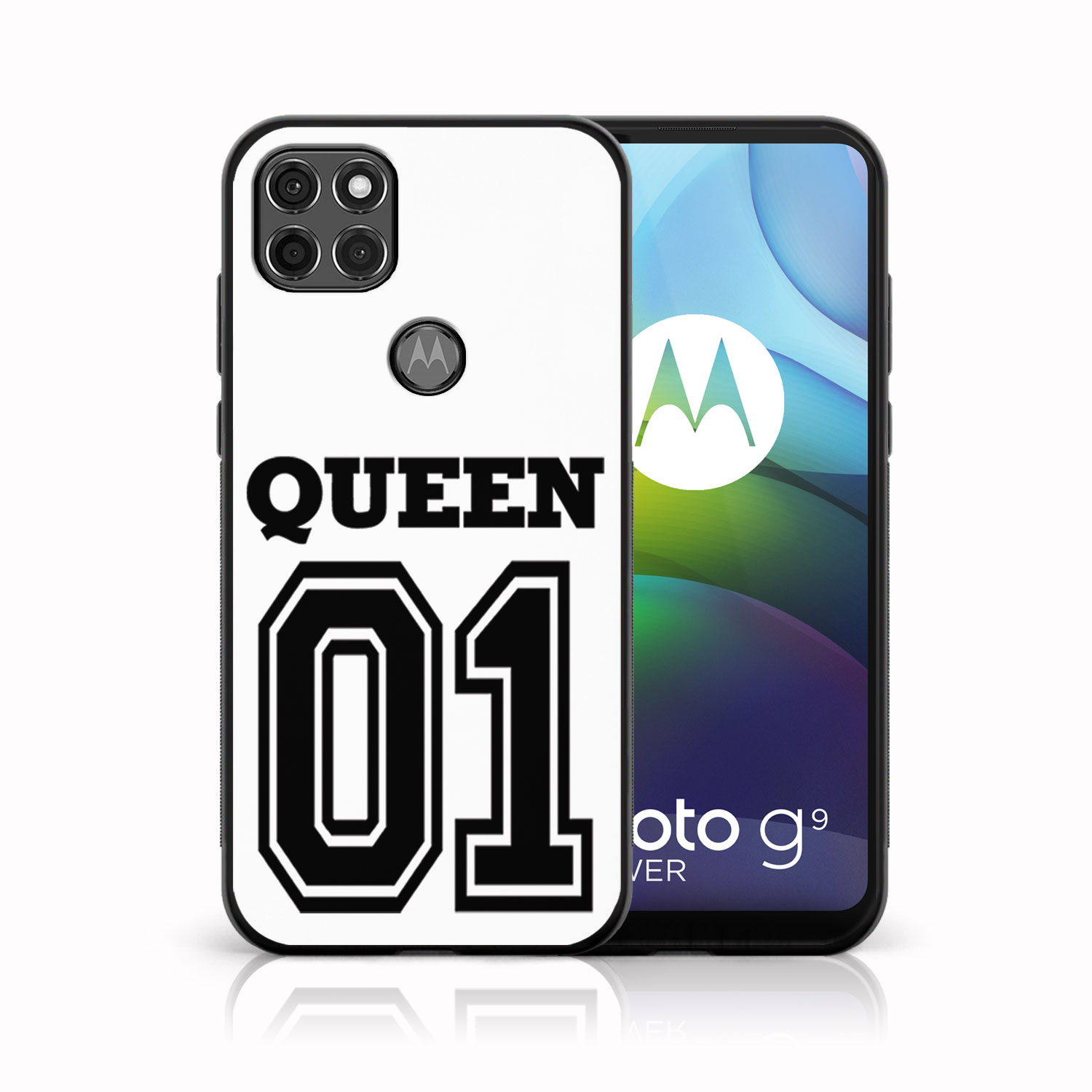 PROTEMIO 40168 MY ART Silikonový kryt Motorola Moto G9 Power QUEEN (030)