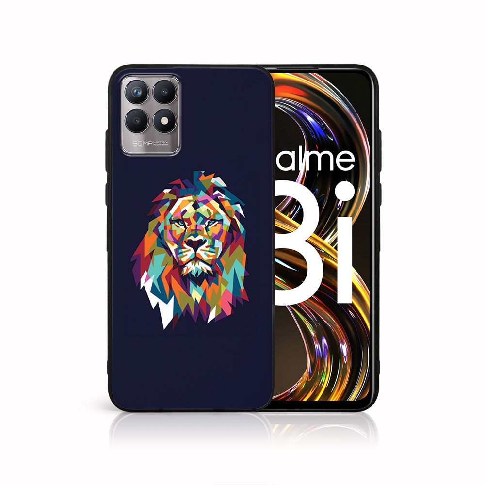 PROTEMIO 41899 MY ART Silikonový obal Realme 8i LION (046)