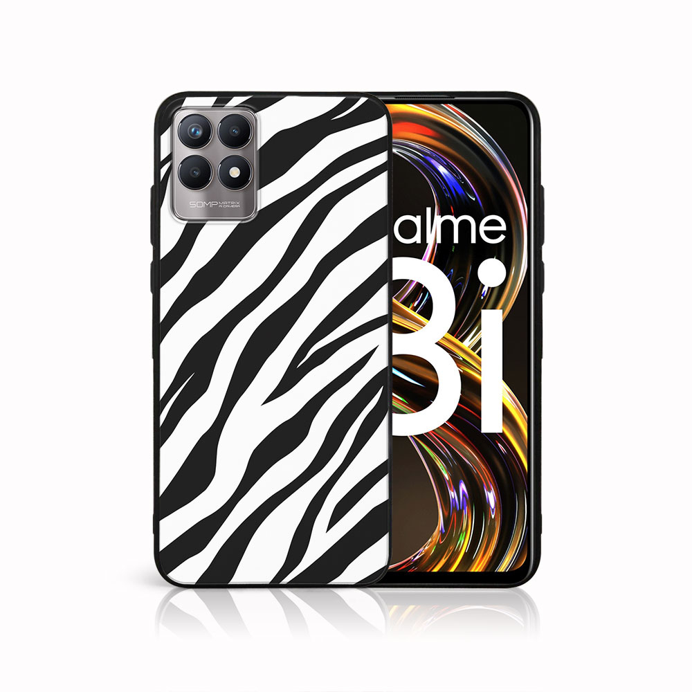 PROTEMIO 41902 MY ART Silikonový obal Realme 8i ZEBRA (049)