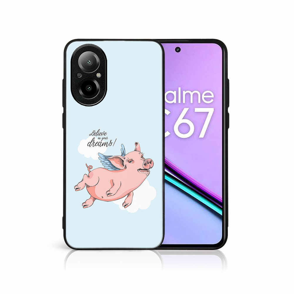 Levně MY ART Ochranný kryt pro Realme C67 PIG (186)