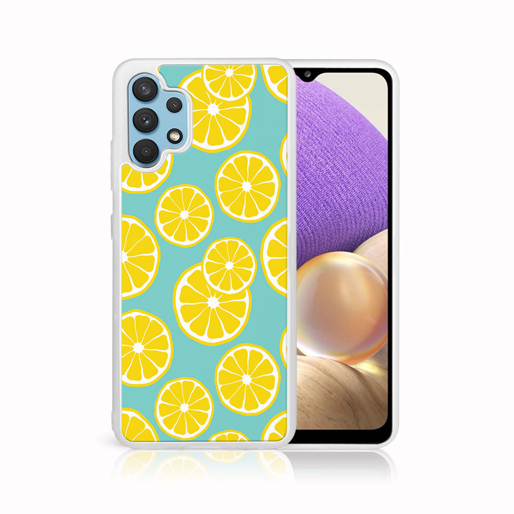 PROTEMIO 44350 MY ART Silikonový obal Samsung Galaxy A32 LEMON (121)