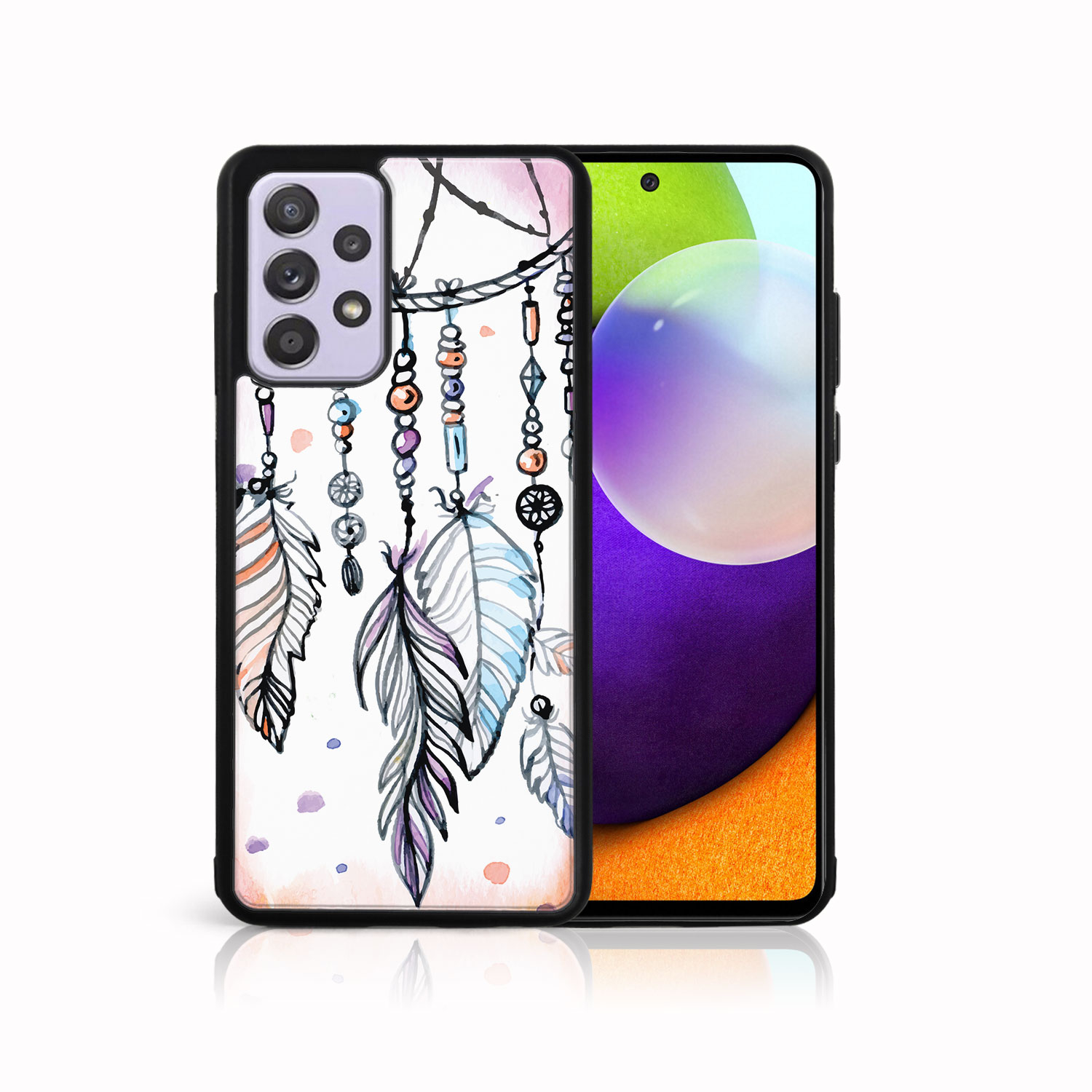 PROTEMIO 39614 MY ART Silikonový kryt Samsung Galaxy A72 LAPAČ SNOV (020)