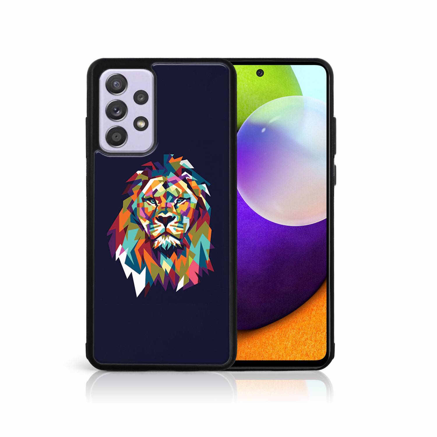 PROTEMIO 39643 MY ART Silikonový kryt Samsung Galaxy A72 LION (046)