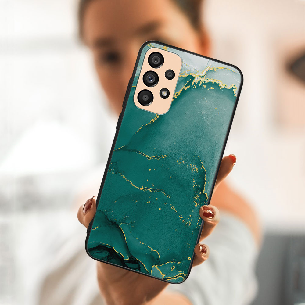 MY ART Ochranný Kryt Samsung Galaxy A23 / A23 5G GREEN MARBLE (145)