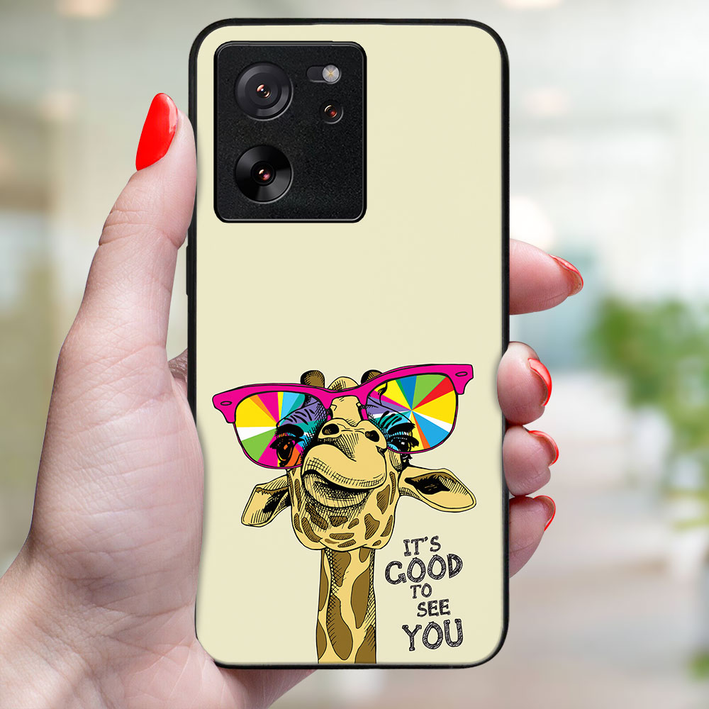 MY ART Ochranný Kryt Pro Xiaomi 13T/ 13T Pro GIRAFFE (180)