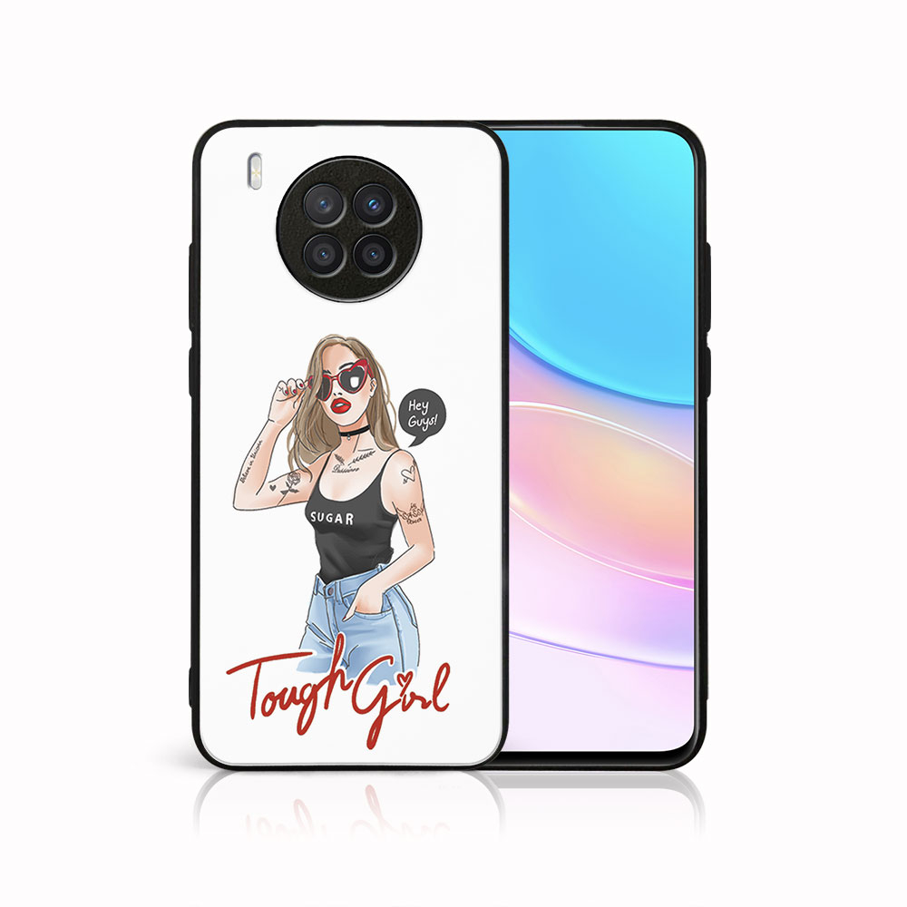 PROTEMIO 44703 MY ART Silikonový obal Huawei Nova 8i TOUGH GIRL (131)