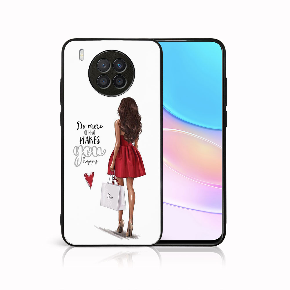 PROTEMIO 44713 MY ART Silikonový obal Huawei Nova 8i RED DRESS (137)