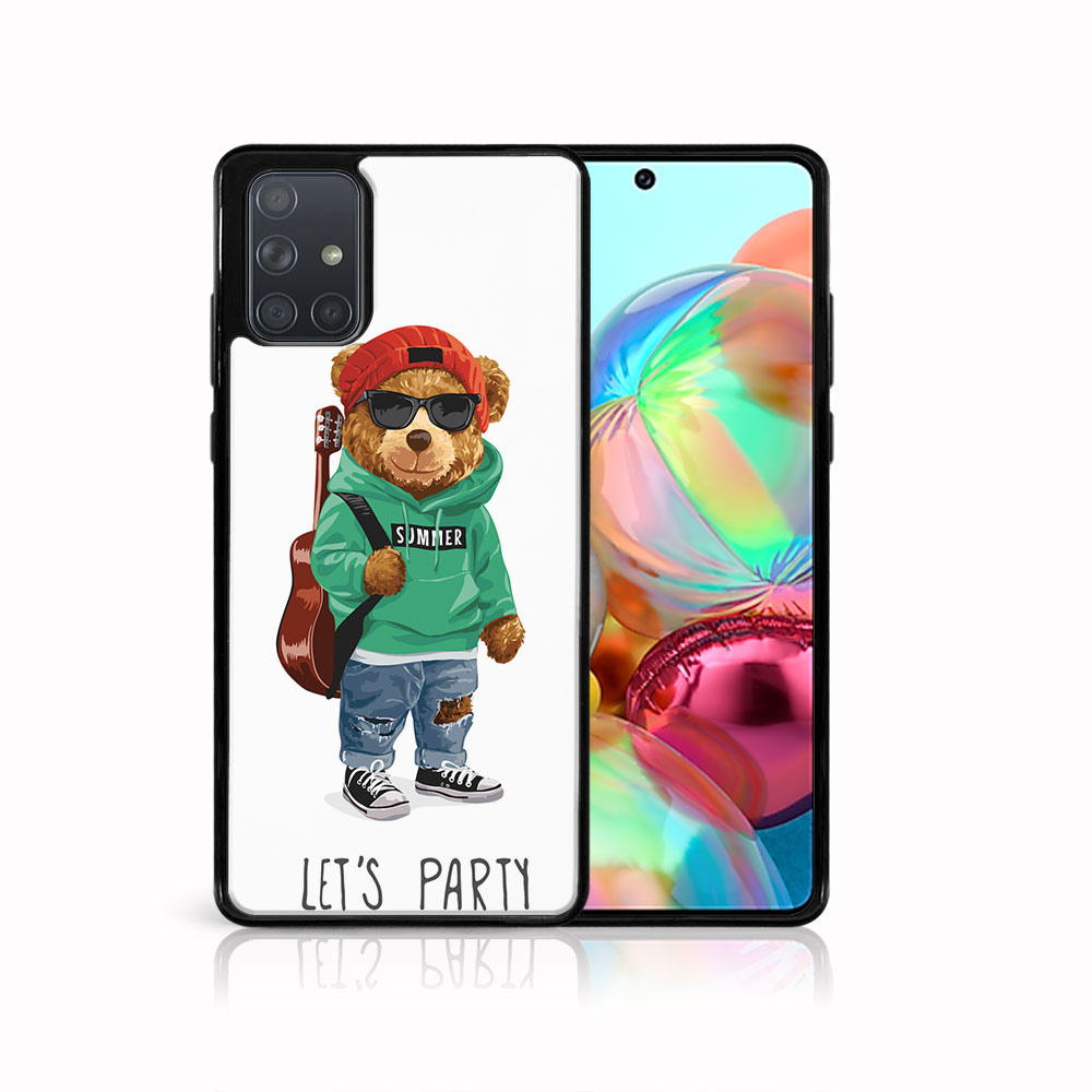 PROTEMIO 40733 MY ART Silikonový kryt Samsung Galaxy A71 BEAR (008)