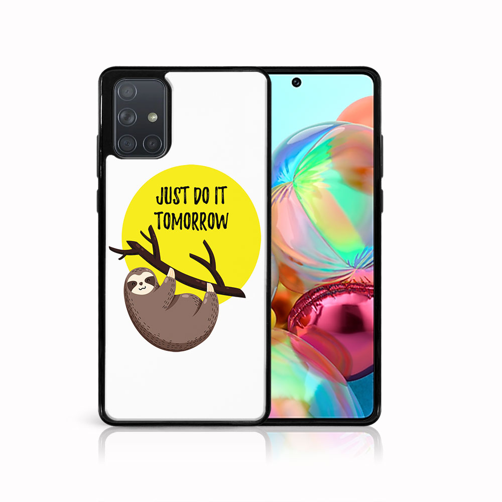 PROTEMIO 40734 MY ART Silikonový kryt Samsung Galaxy A71 SLOTH (010)