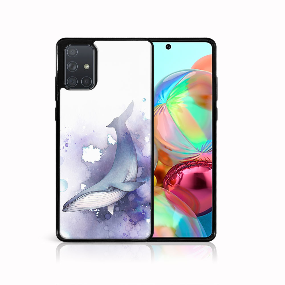 PROTEMIO 40752 MY ART Silikonový kryt Samsung Galaxy A71 WHALE (032)