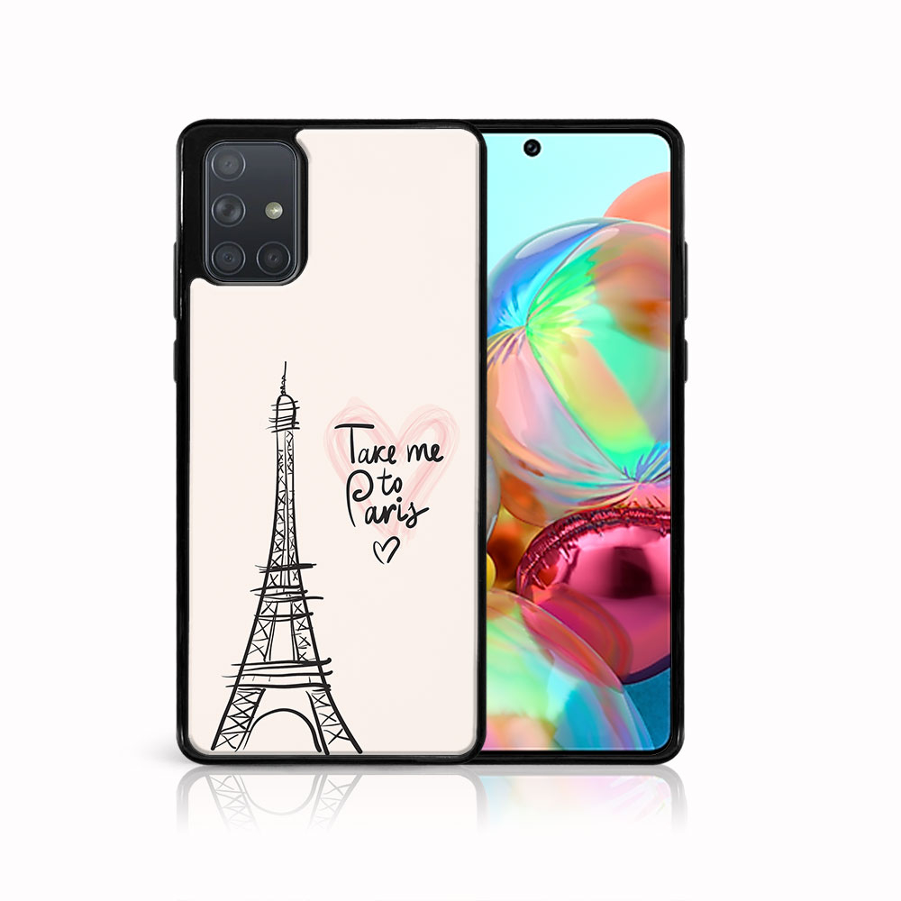 PROTEMIO 40774 MY ART Silikonový kryt Samsung Galaxy A71 PARIS (057)