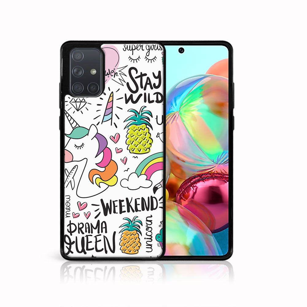 PROTEMIO 40779 MY ART Silikonový kryt Samsung Galaxy A71 UNICORN (063)