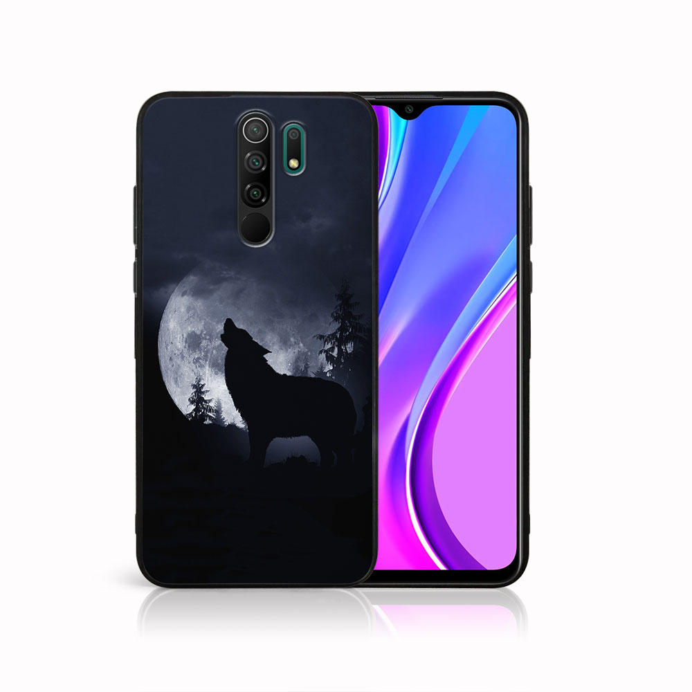 PROTEMIO 42084 MY ART Silikonový obal Xiaomi Redmi 9 WOLF (044)