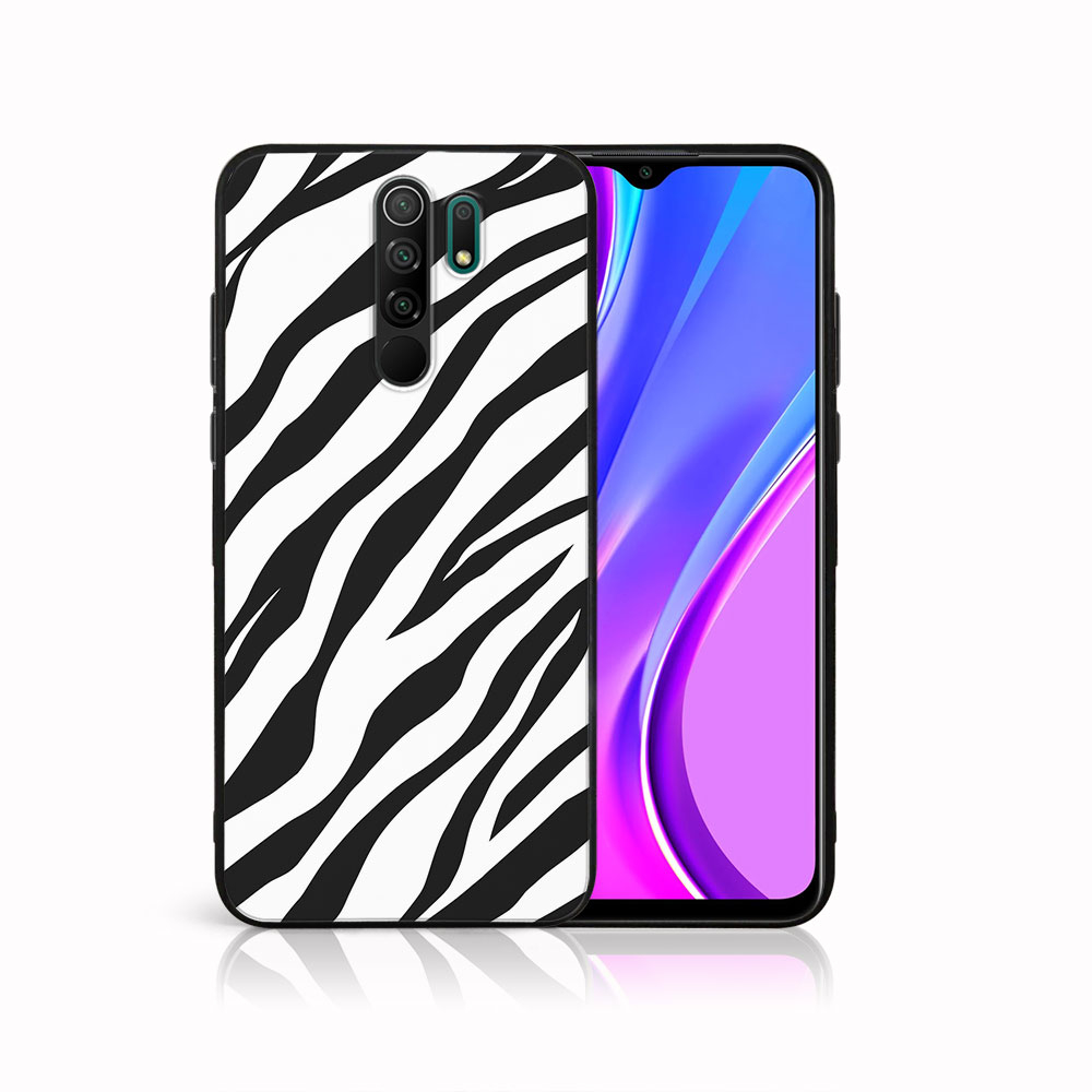 PROTEMIO 42089 MY ART Silikonový obal Xiaomi Redmi 9 ZEBRA (049)