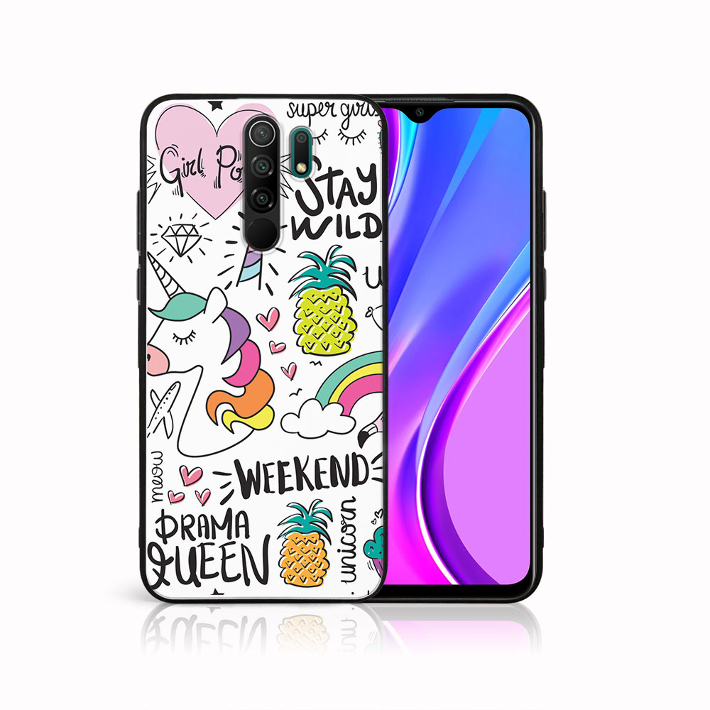 PROTEMIO 42101 MY ART Silikonový obal Xiaomi Redmi 9 UNICORN (063)