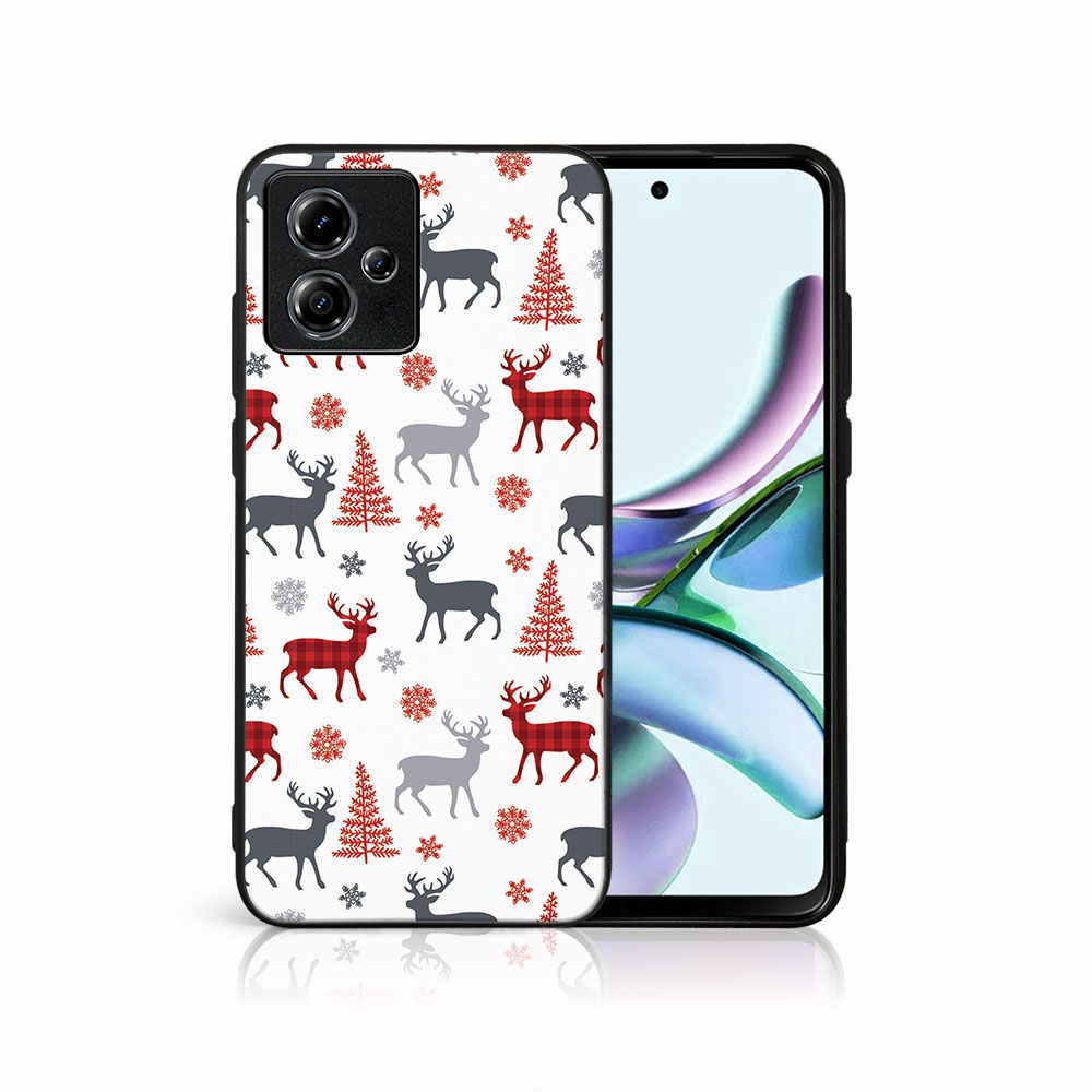 MY ART Kryt S Vánočním Designem Motorola Moto G54 5G / G54 5G Power Edition DEER (068)