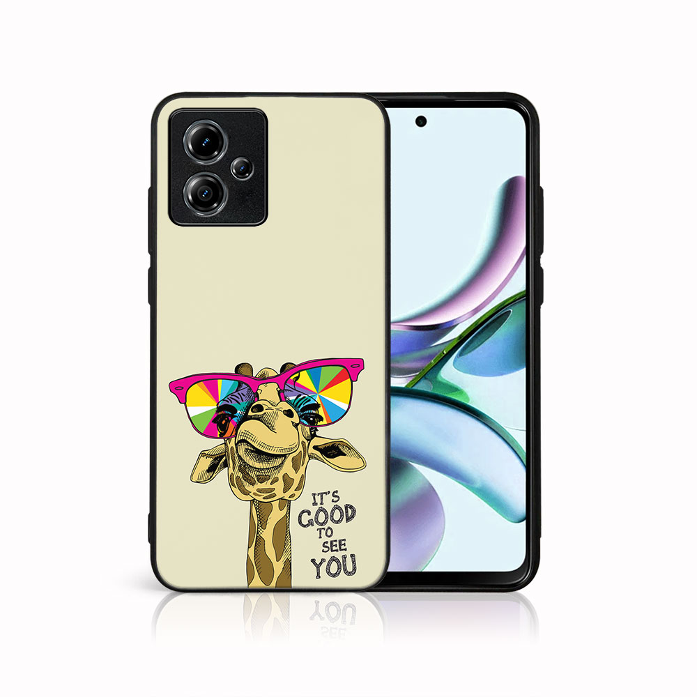 MY ART Ochranný Kryt Pro Motorola Moto G54 5G / G54 5G Power Edition GIRAFFE (180)