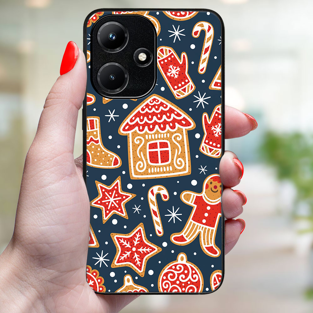 MY ART Kryt S Vánočním Designem Infinix Hot 30i CHRISTMAS (069)