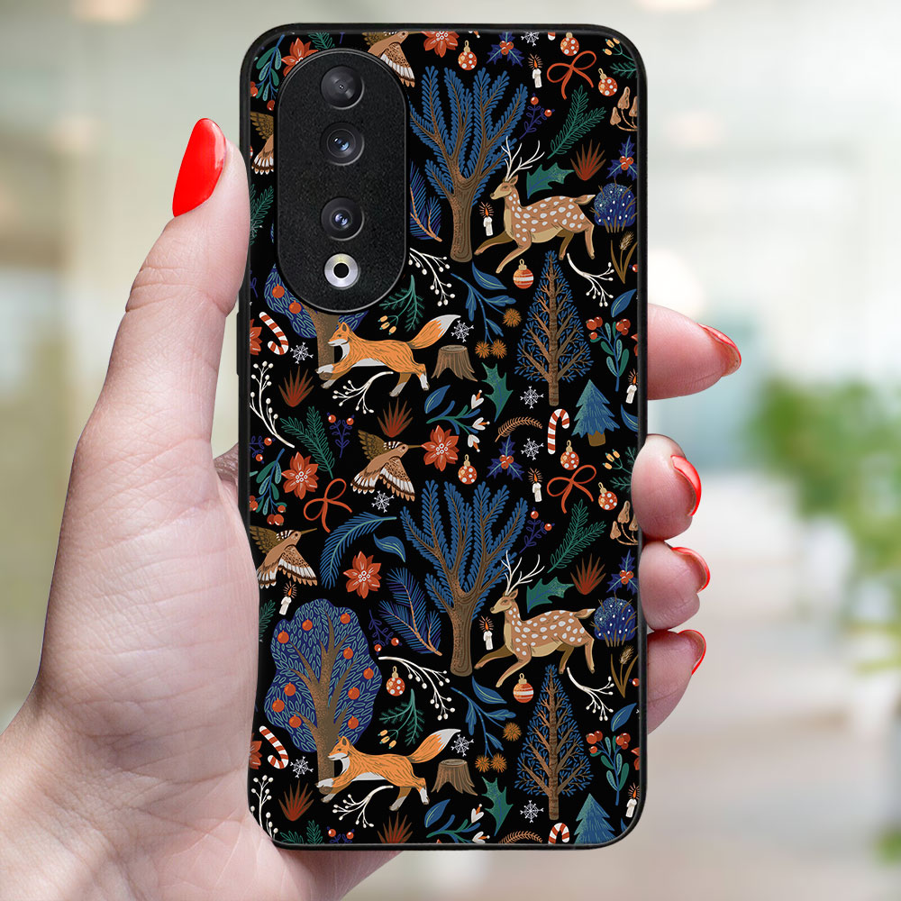 MY ART Kryt S Vánočním Designem Honor 90 5G WINTER (071)