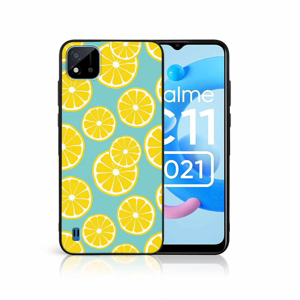 PROTEMIO 44827 MY ART Silikonový obal Realme C11 2021 LEMON (121)