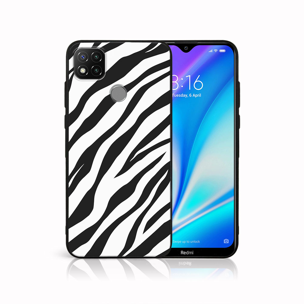 PROTEMIO 42032 MY ART Silikonový obal Xiaomi Redmi 9C ZEBRA (049)