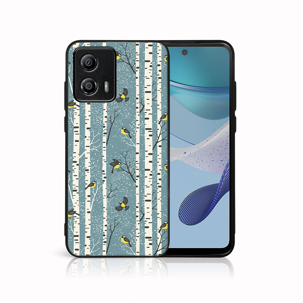 MY ART Kryt S Vánočním Designem Motorola Moto G53 5G BIRCH (072)