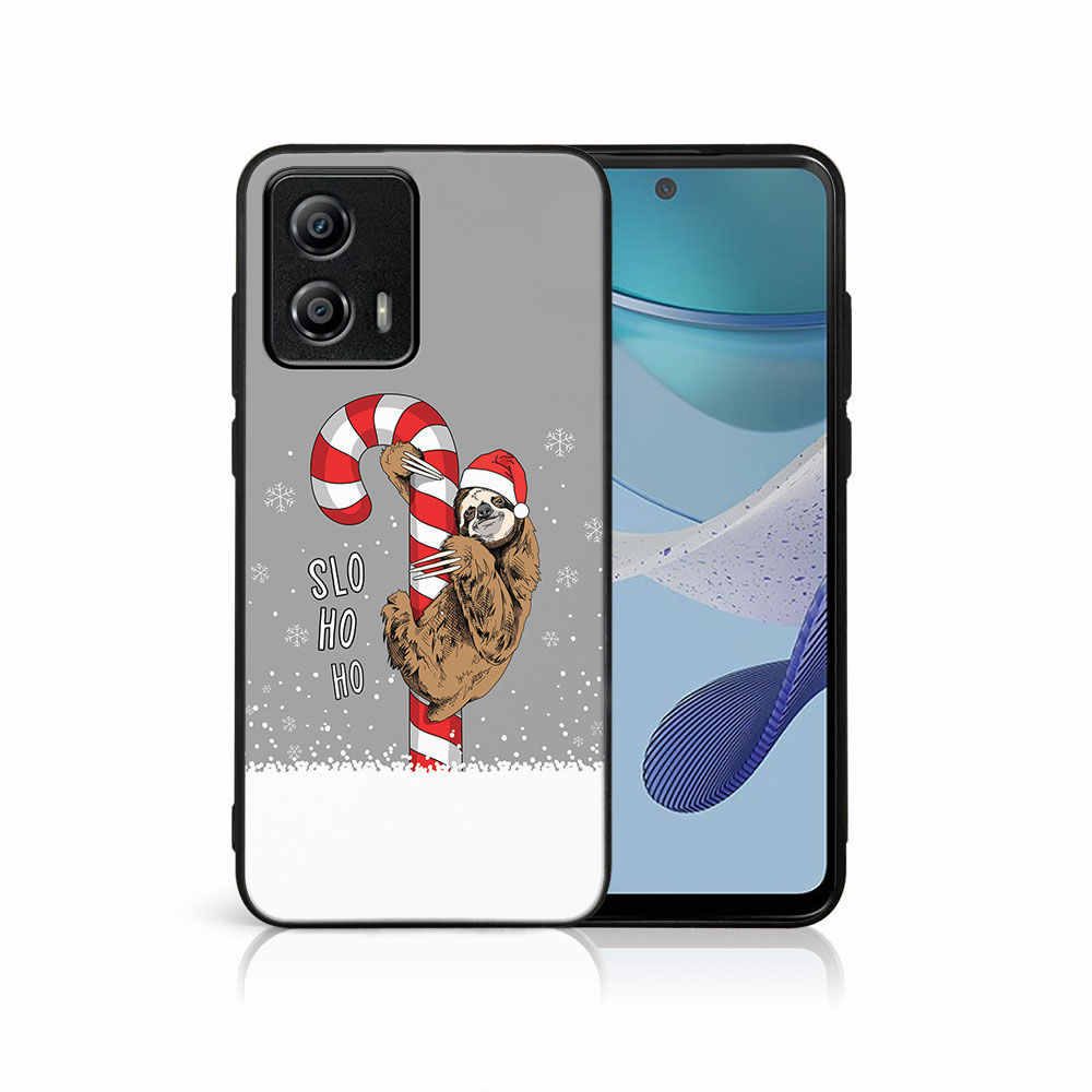 MY ART Kryt S Vánočním Designem Motorola Moto G53 5G CANDY (076)